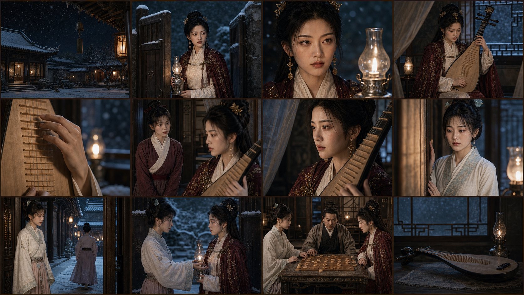 EP07〈雪夜琵琶〉分鏡風格板