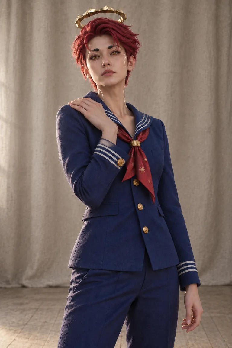CloneX #17474，SWANKY MODELS 名冊照（AI 生成，非真人照片）