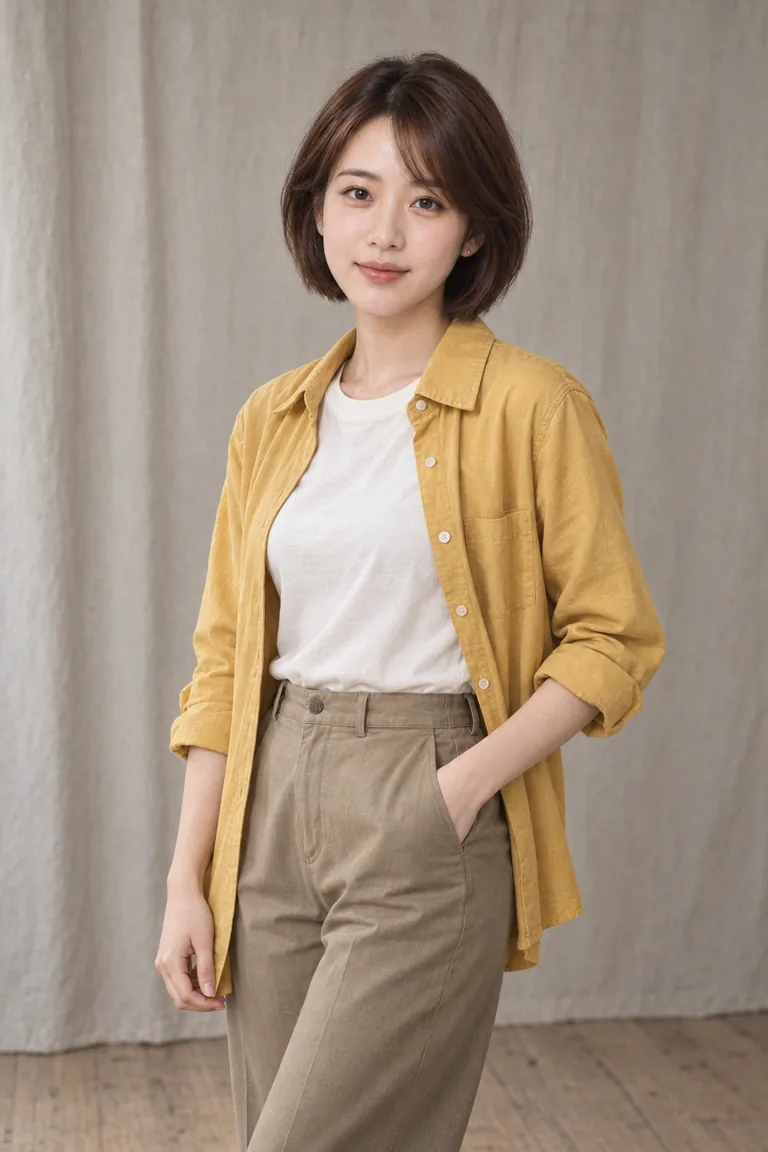 林予晴，SWANKY MODELS 名冊照（AI 生成，非真人照片）