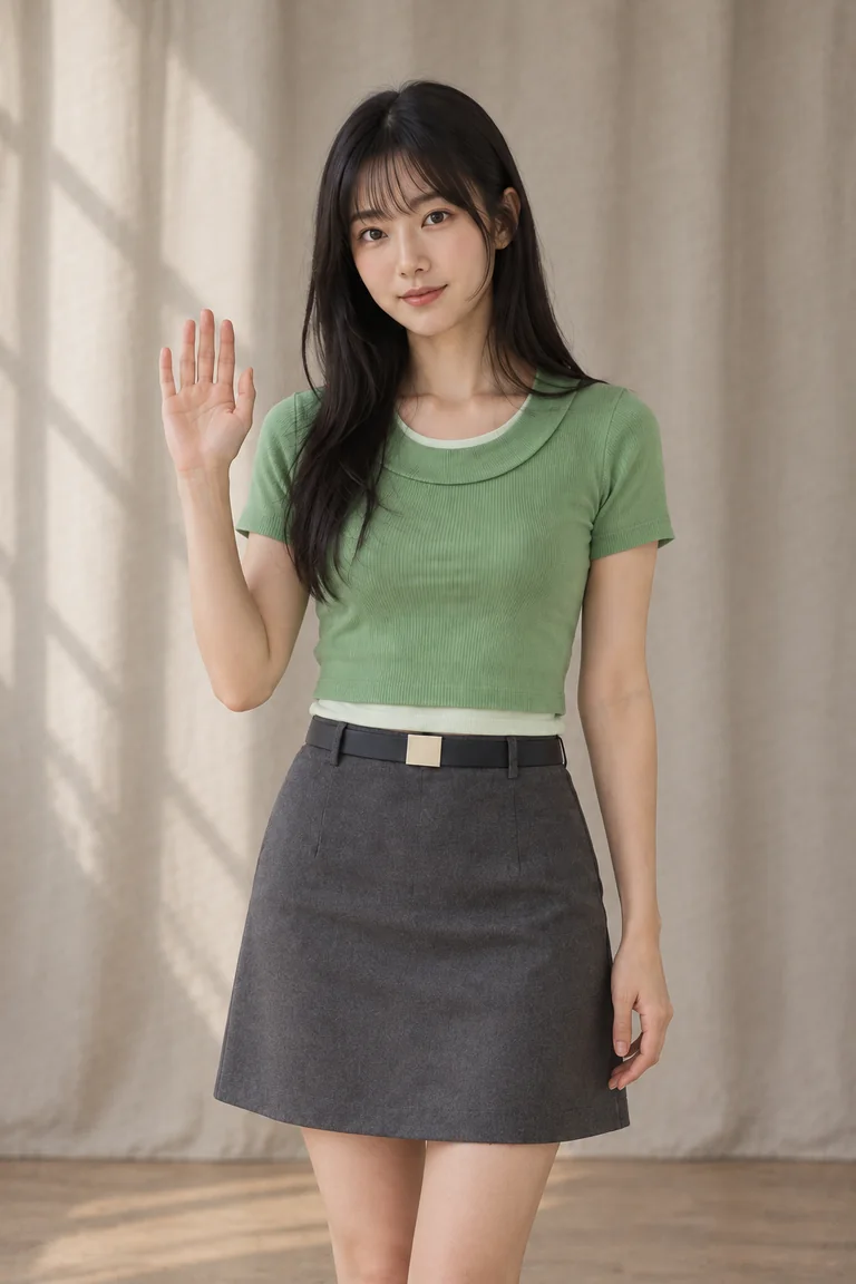 Meebit #10829，SWANKY MODELS 名冊照（擬真版）（AI 生成，非真人照片）