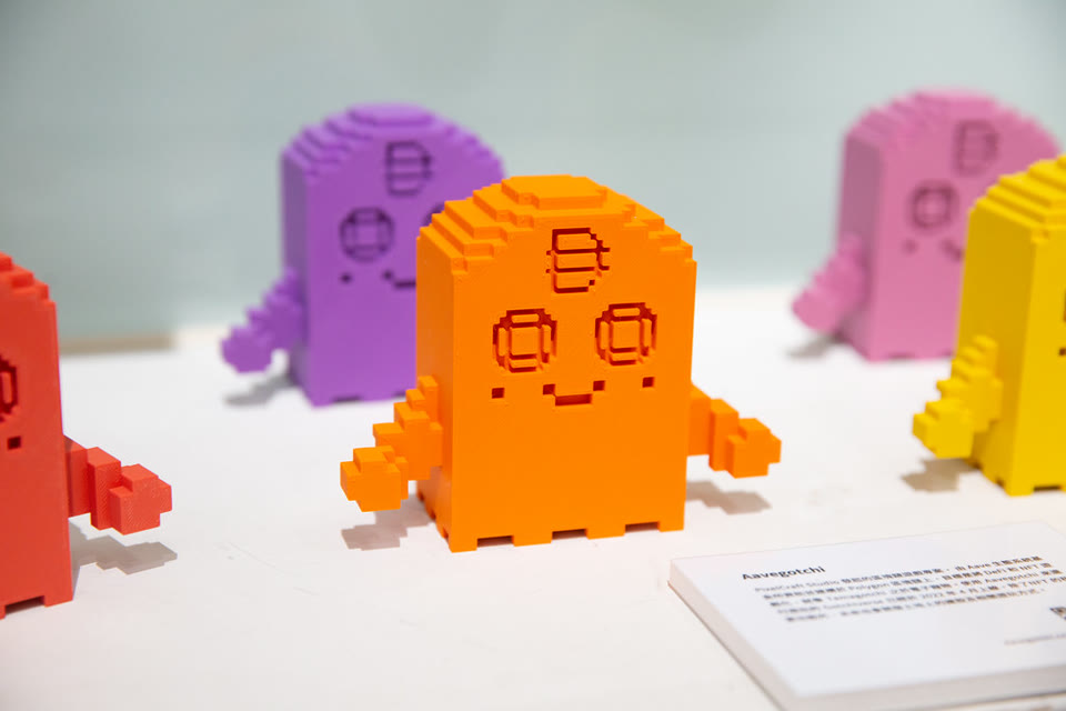 ArtfN 展出的立體作品與陳列細節