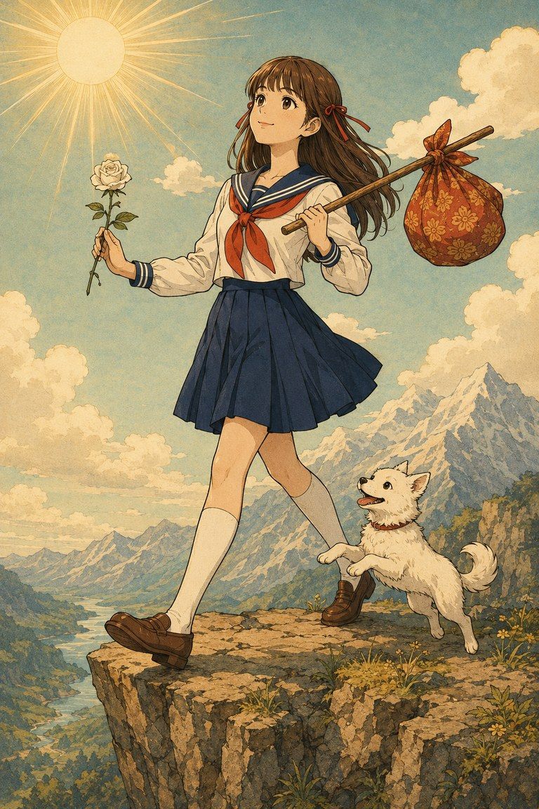 愚者牌的制服女孩角色