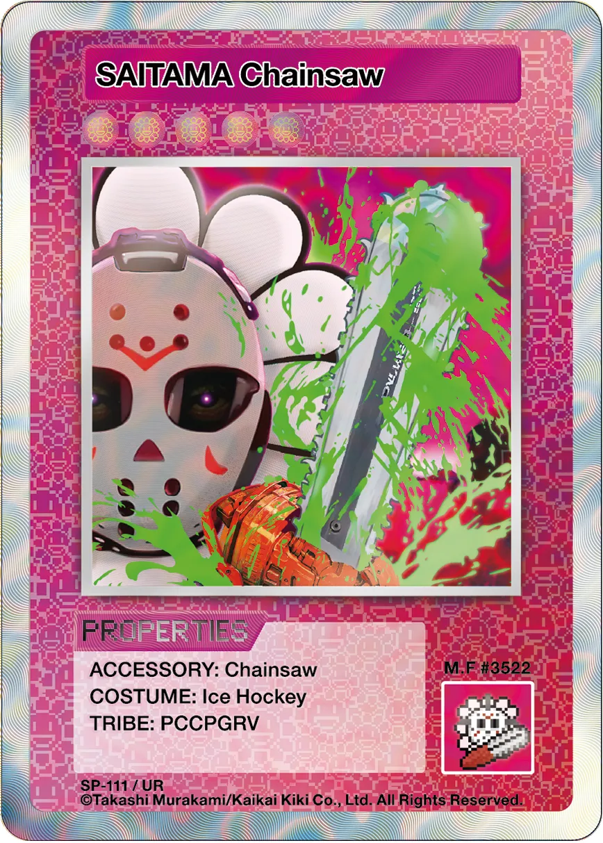 SAITAMA Chainsaw SP-111 EN，108 Flowers NFT 系列