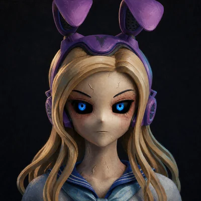 Bunny 卡通造型正面