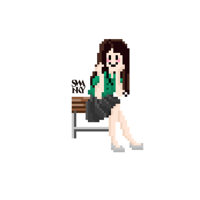 Pixel RuRu 插畫的透明底版本